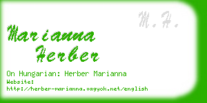 marianna herber business card